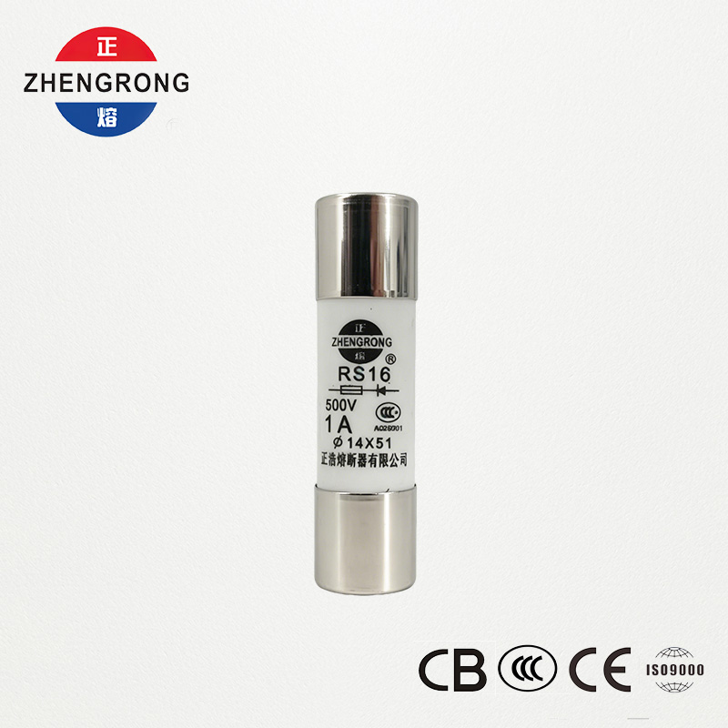 14*51mm 500V 1A RS16 nagy megszakító kapacitású biztosíték