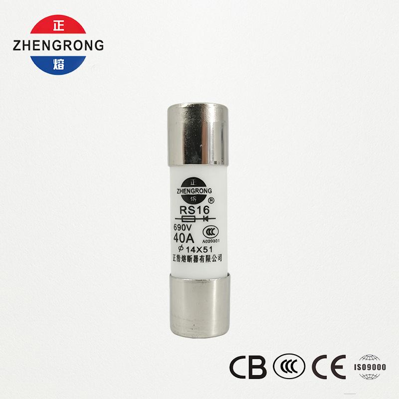 14*51mm 500V 40A RS16 nagy megszakító kapacitású biztosíték