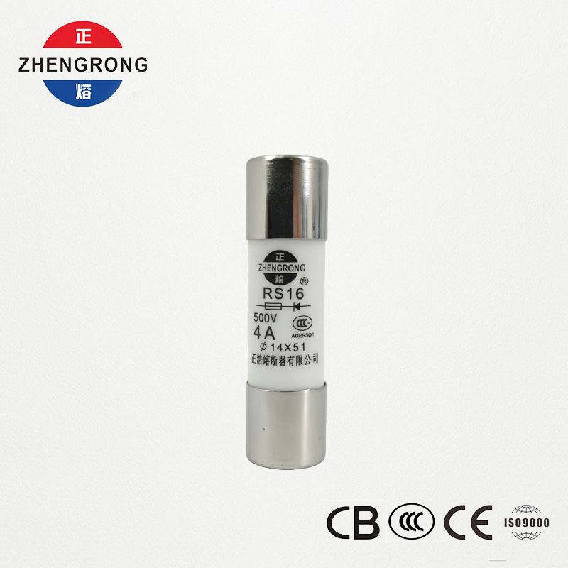 14*51mm 500V 4A RS16 nagy megszakító kapacitású biztosíték
