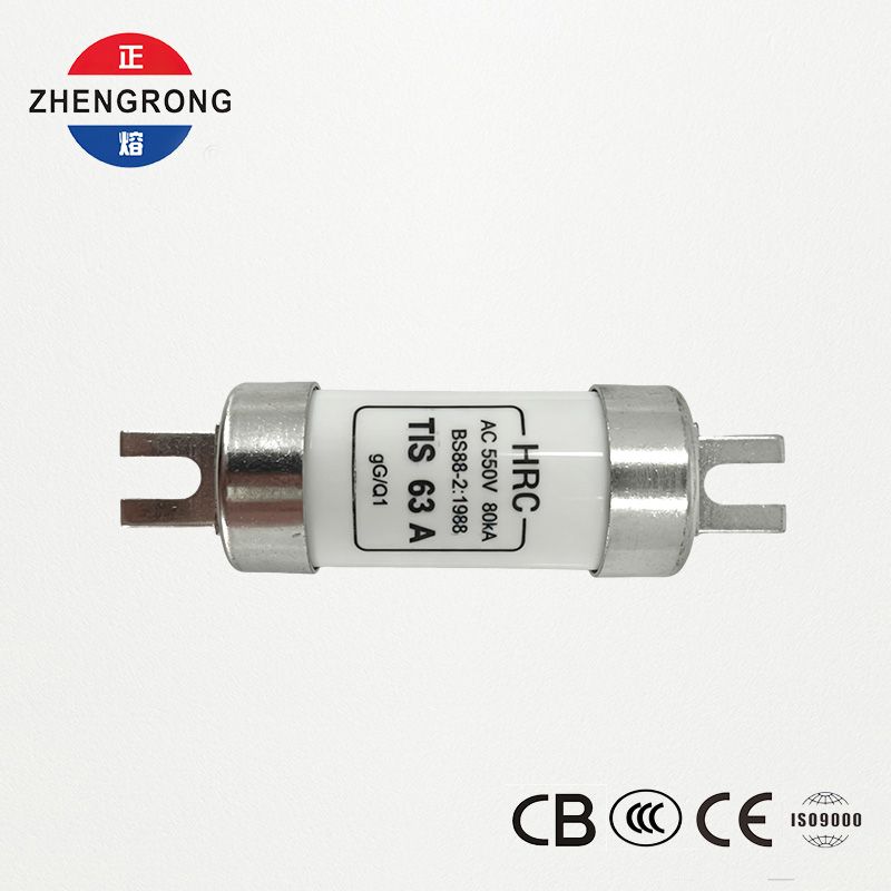 550V 63A kés típusú HRC biztosíték | BS88-2:1986 | 80 kA
