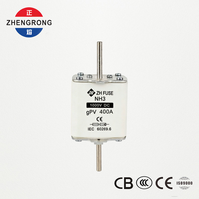 NH3 1000V DC 400A gPV biztosíték napelemes napelemes rendszerekhez