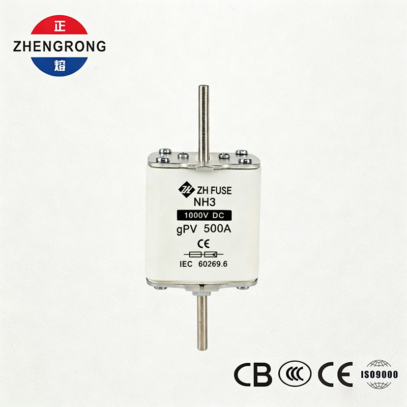 NH3 1000V DC 500A gPV biztosíték napelemes PV rendszerekhez