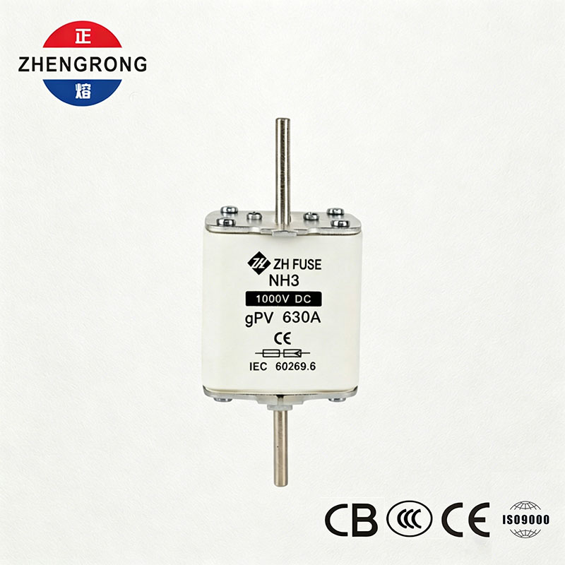 NH3 1000V DC 630A gPV biztosíték napelemes PV rendszerekhez