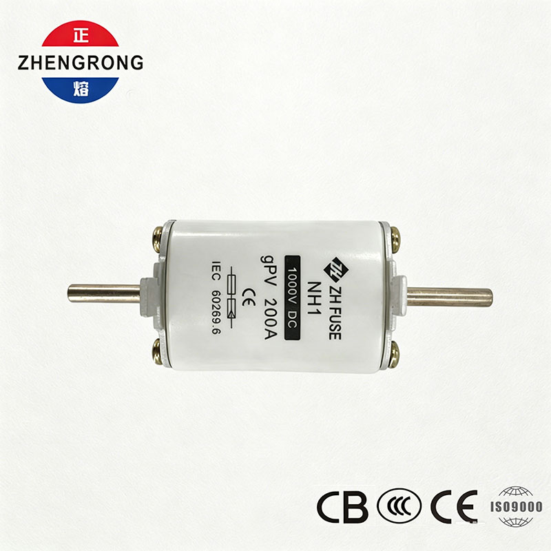 PV DC biztosíték NH1 200A 1000V | CE & IEC 60269.6 Jóváhagyva szoláris tömbökhöz