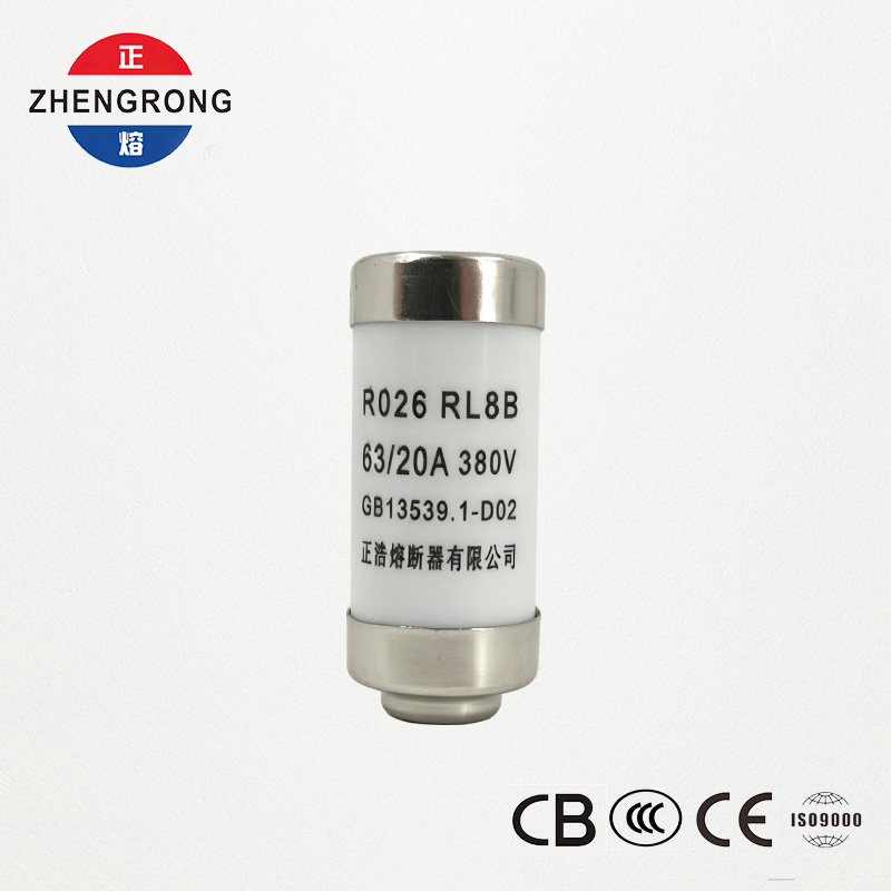 RL8B R026 380V biztosíték | 20A/63A D02 szabvány