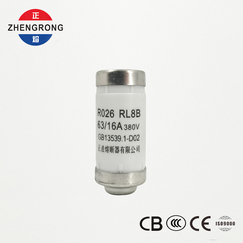RL8B R026 D02 Biztosíték 16A/63A 380V | GB13539.1