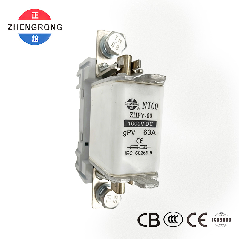 ZHPV-00 63A 1000V DC fotovoltaikus védőbiztosíték - CE minősítéssel